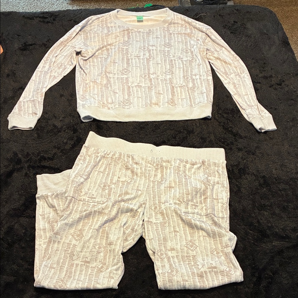 Cozy Pajama Set in Cream